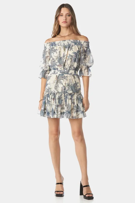 Laurel Off Shoulder Mini Dress sold by Lord & Taylor
