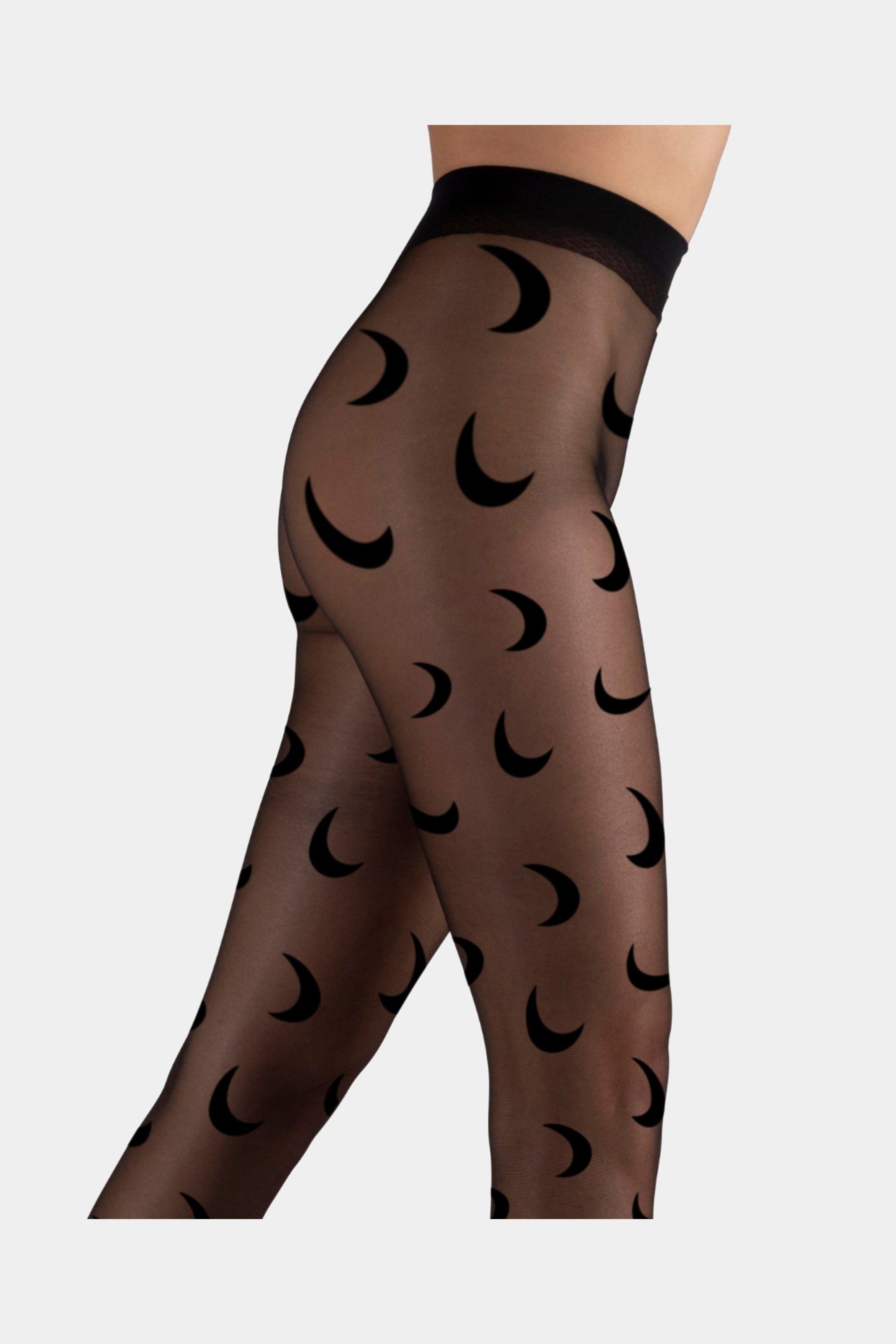 Moon Print Tights sold by Lord & Taylor product image thumbnail 2