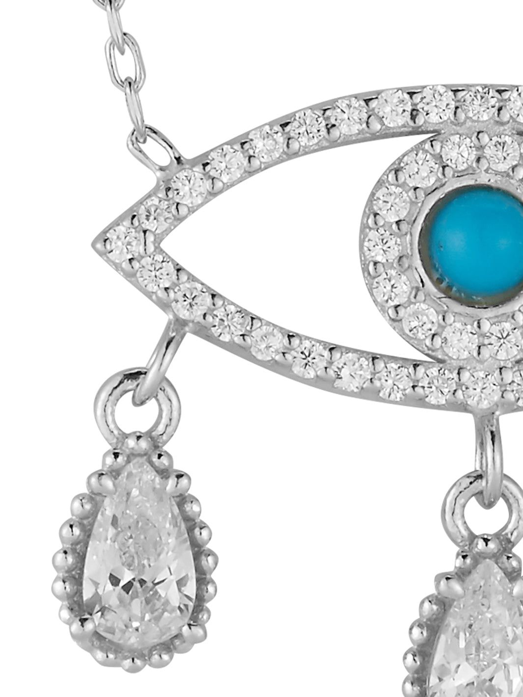 Sterling Silver Evil Eye Necklace sold by Lord & Taylor product image thumbnail 4