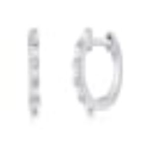 14K Gold Baguette Diamond Huggie sold by Lord & Taylor