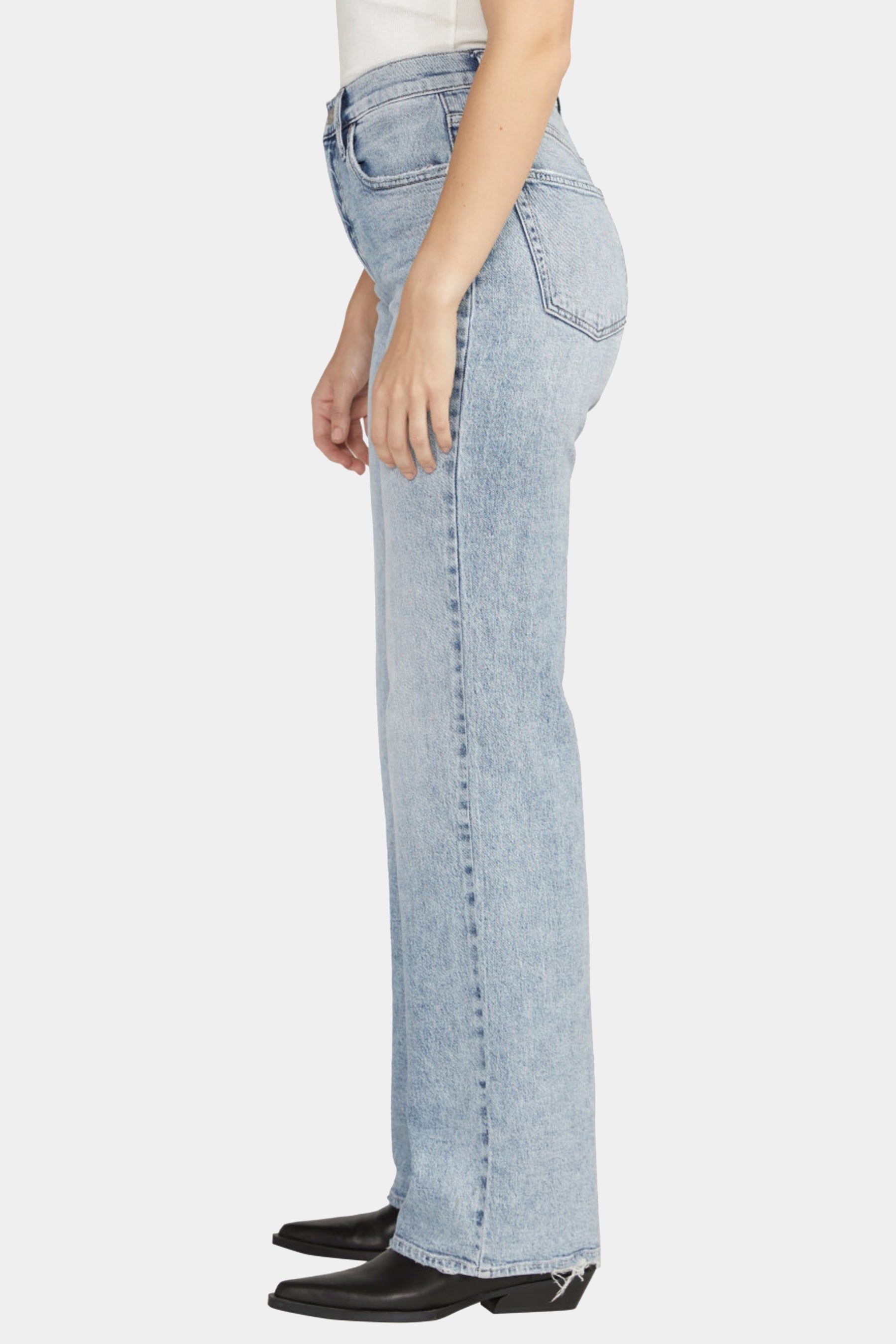 Highly Desirable High Rise Trouser Leg Jeans sold by Lord & Taylor product image thumbnail 2