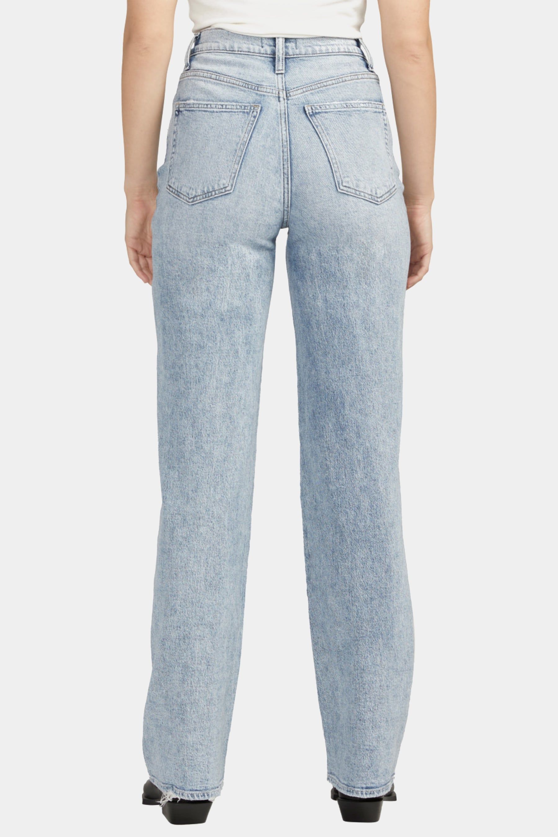 Highly Desirable High Rise Trouser Leg Jeans sold by Lord & Taylor product image thumbnail 4