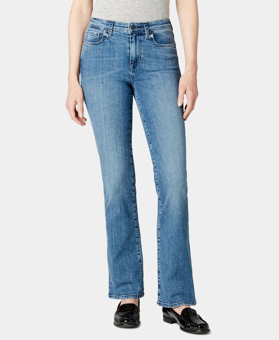 Queen Mid Rise Bootcut Jeans sold by Lord & Taylor