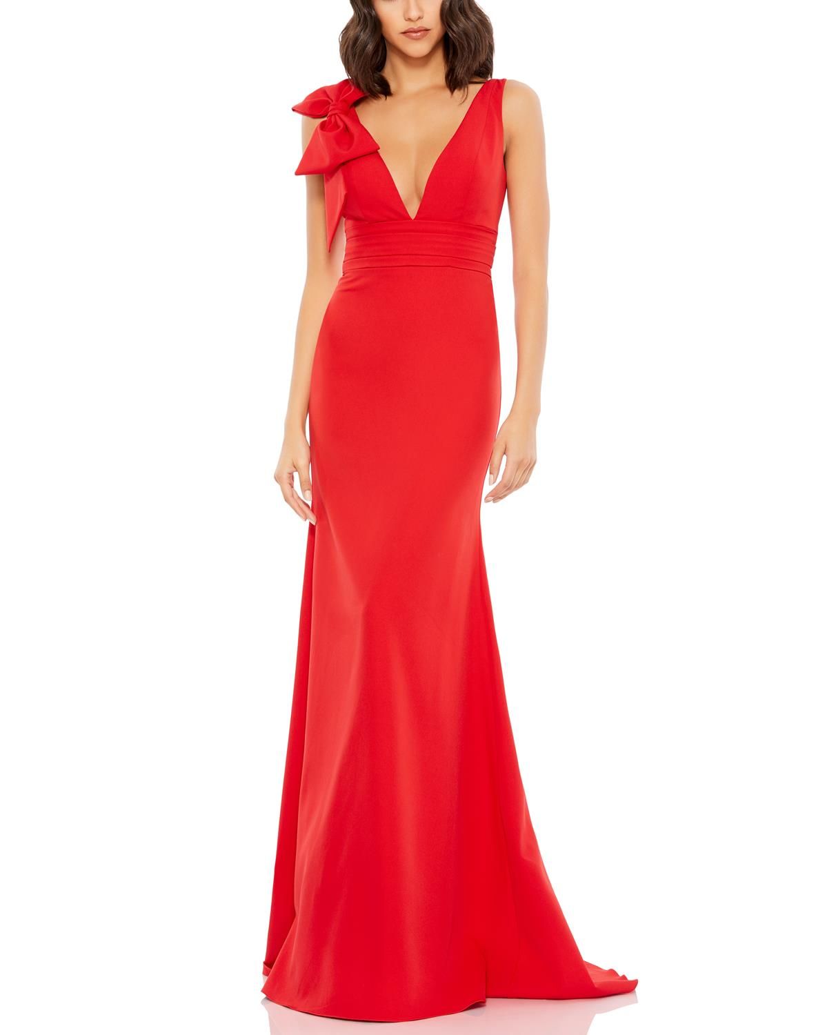 V Neck Sheath Gown sold by Lord & Taylor product image thumbnail 4