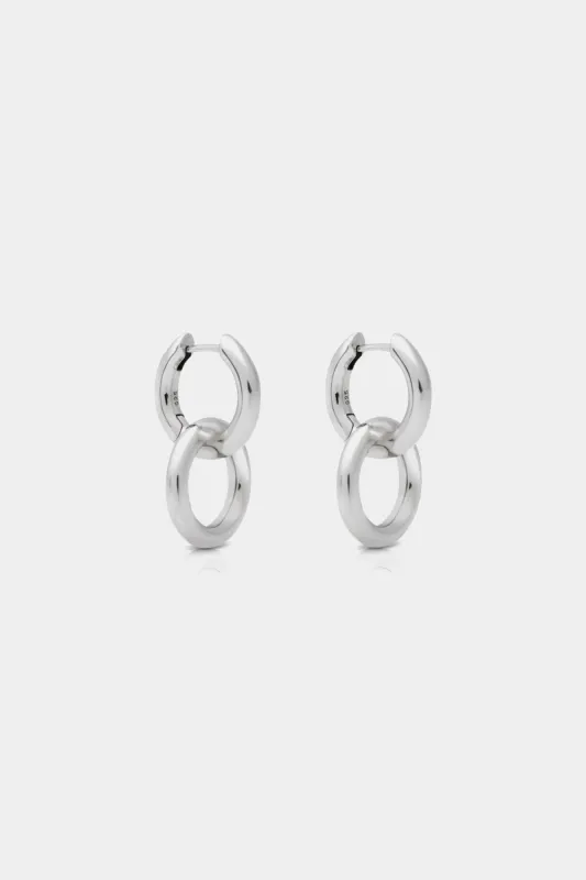 Sterling Silver Double Huggie Earrings sold by Lord & Taylor
