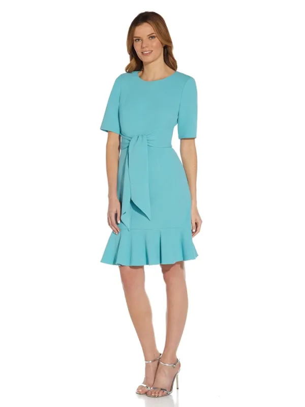 Crepe Tie Front Cocktail Dress sold by Lord & Taylor