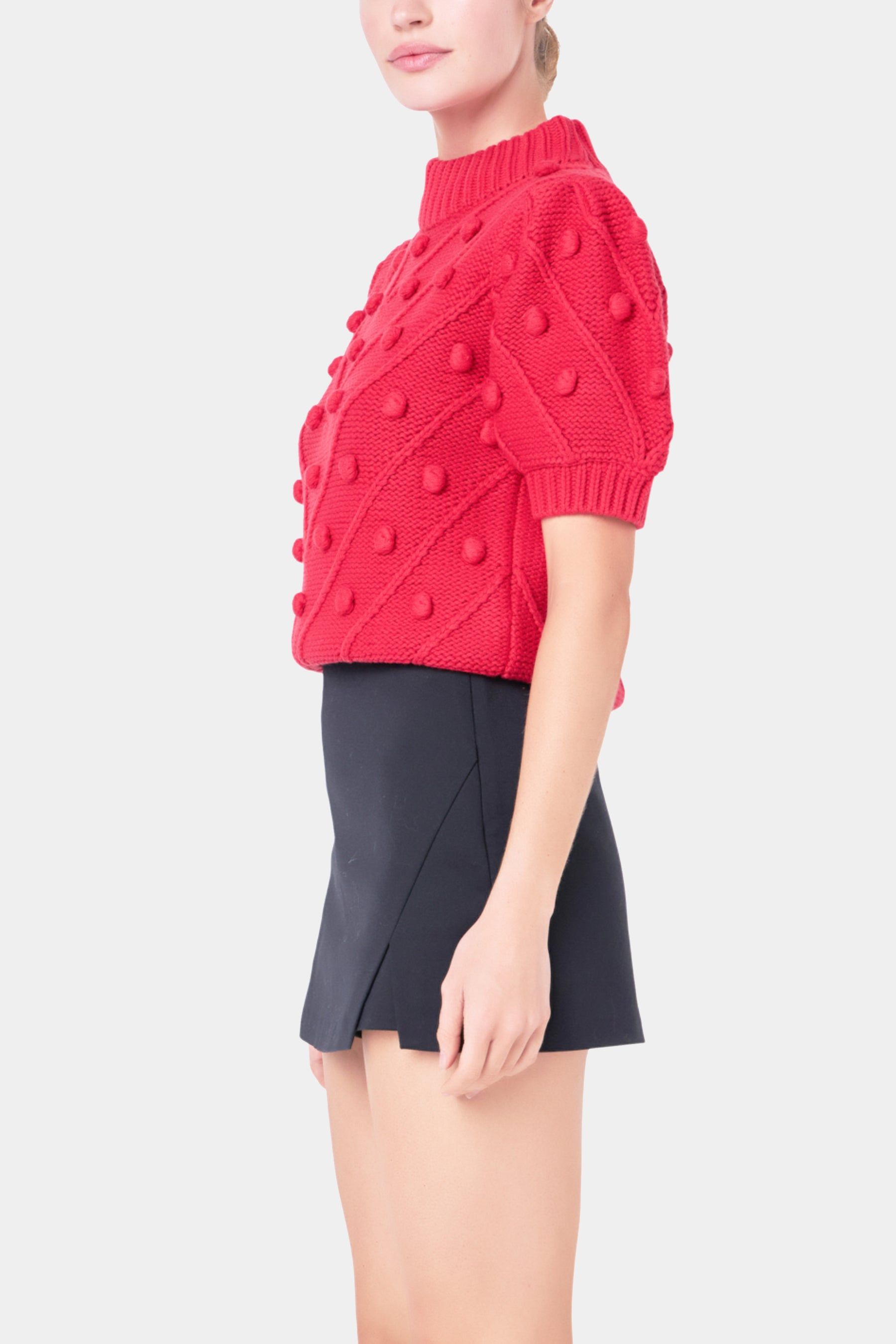 Puff Sleeve Pom Pom Sweater sold by Lord & Taylor product image thumbnail 6