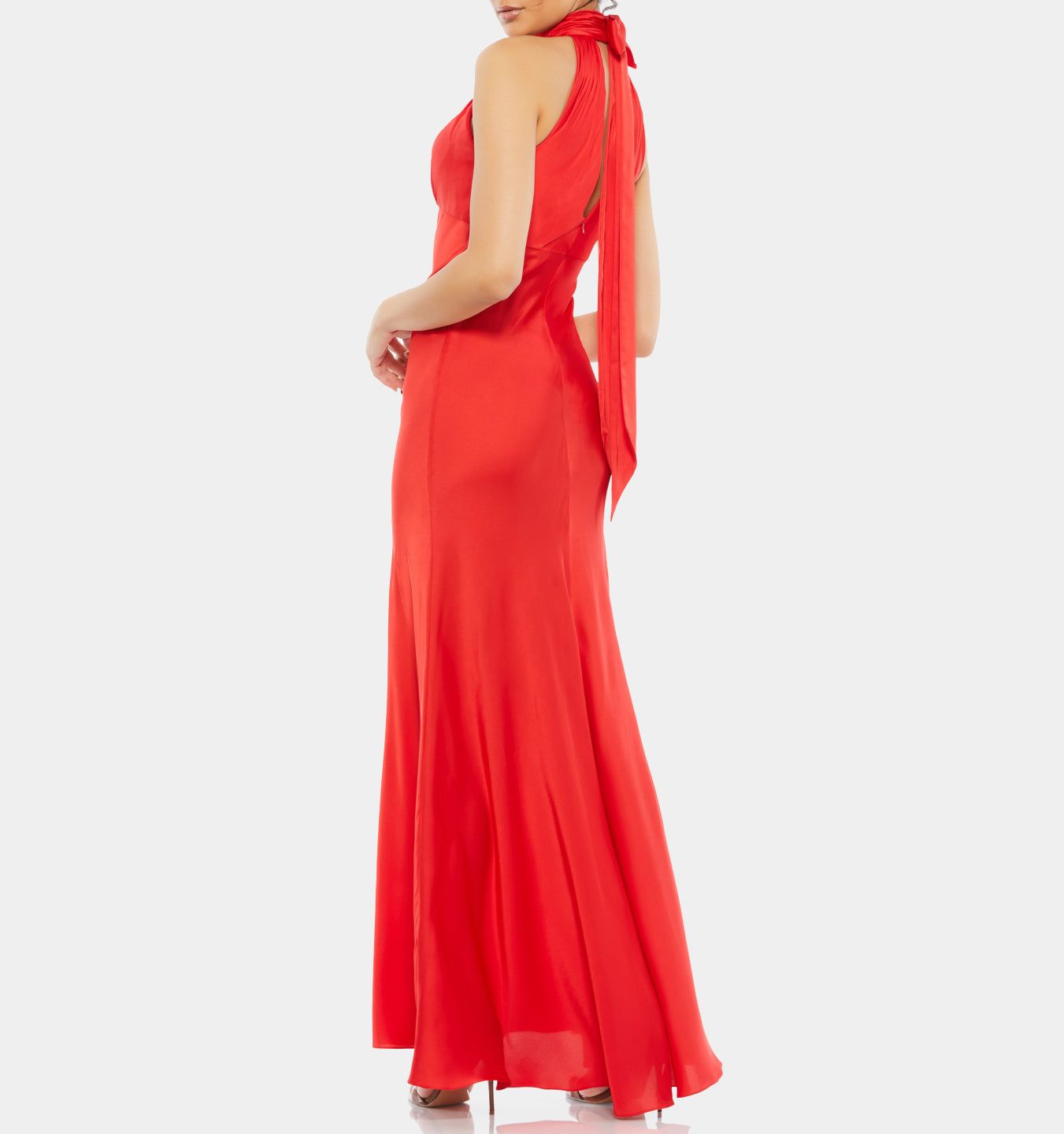 Keyhole Halter Empire Waist Gown sold by Lord & Taylor product image thumbnail 4