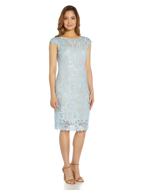 Embroidered Lace Sheath sold by Lord & Taylor