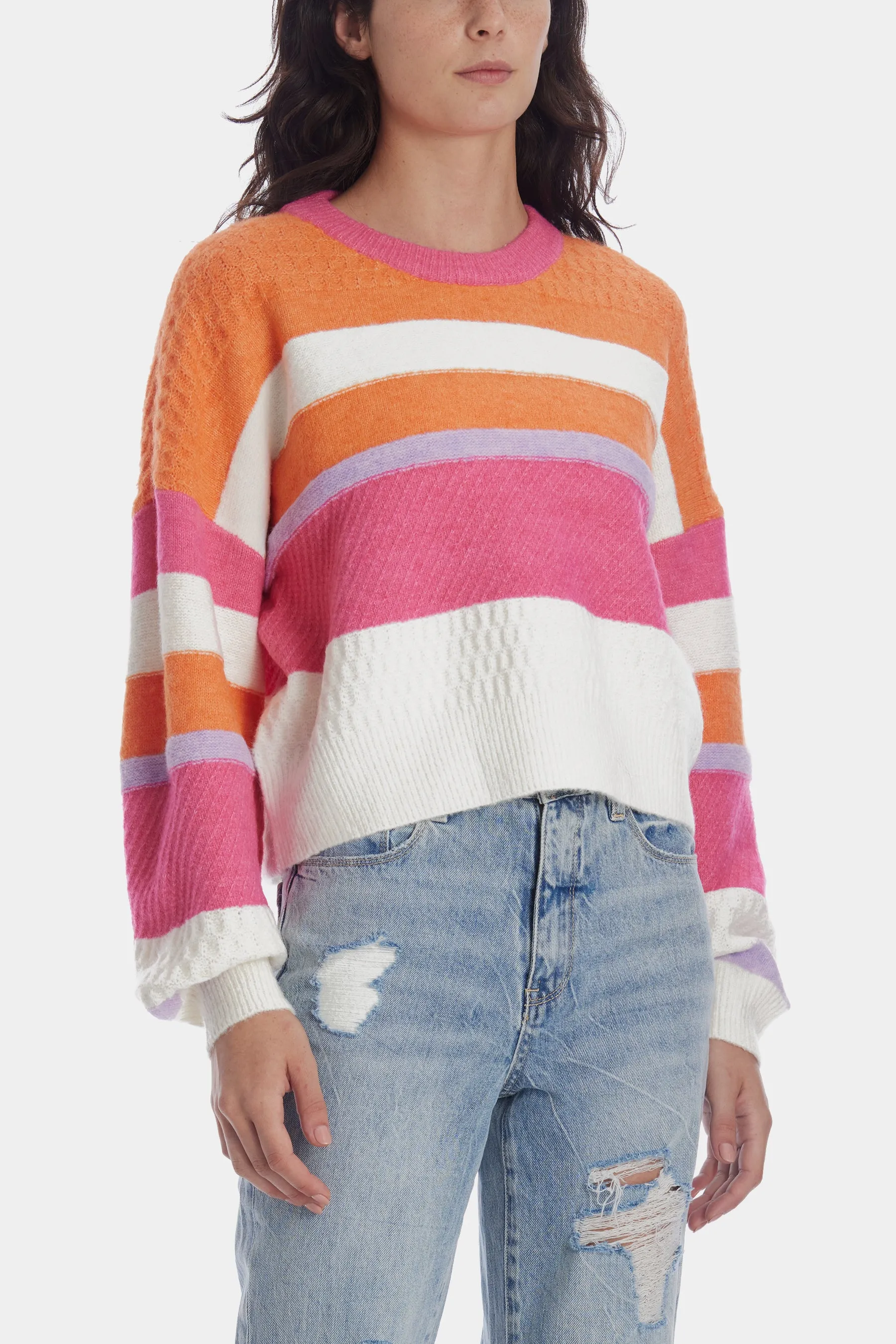 Georgie Stripe Sweater sold by Lord & Taylor