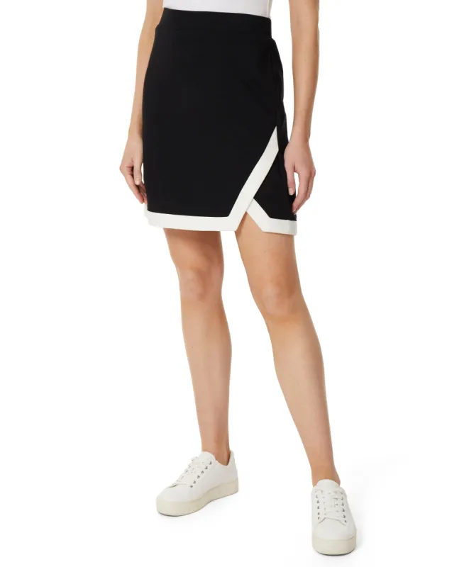 Pull On Faux Wrap Skort sold by Lord & Taylor
