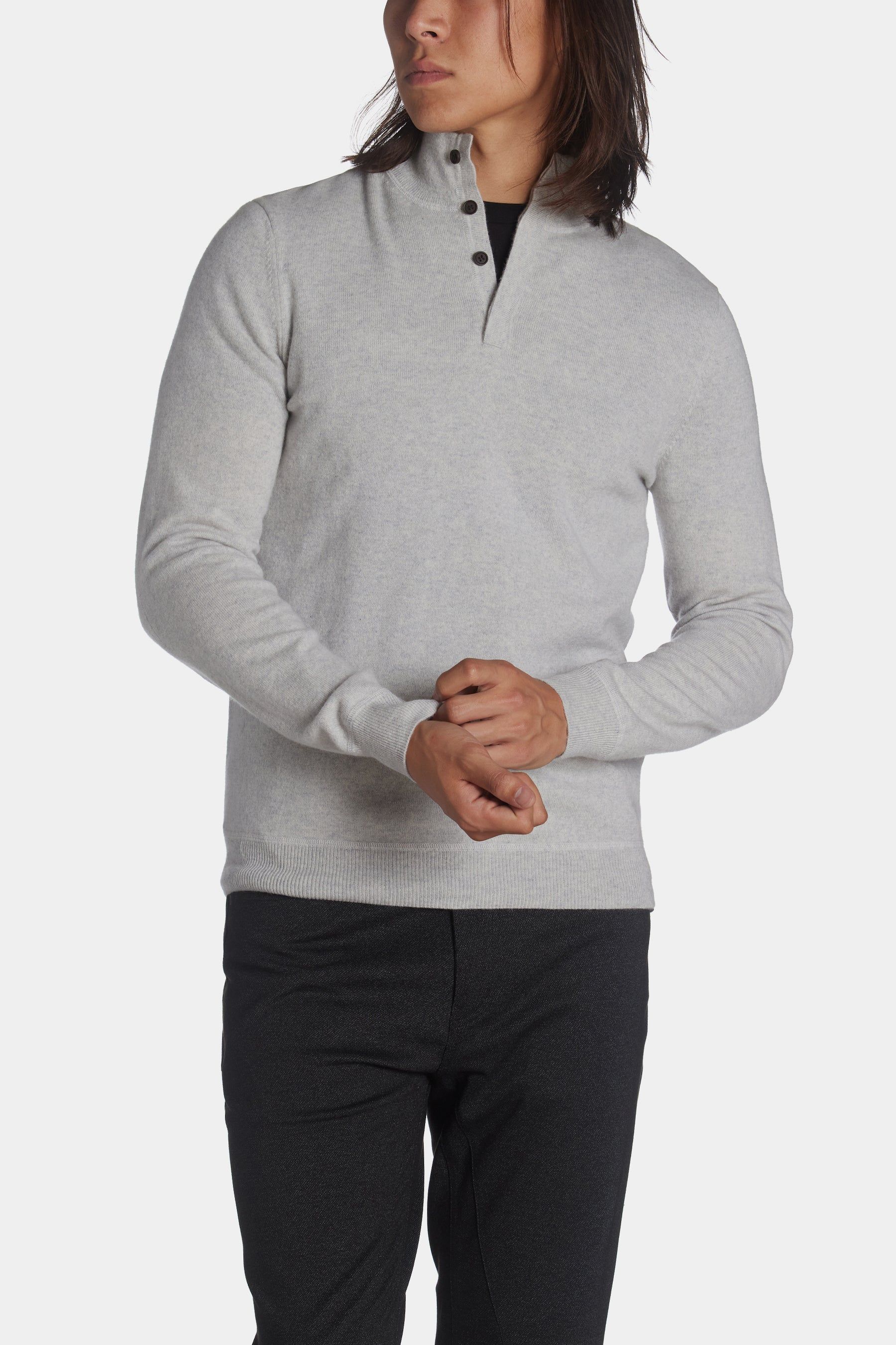 Cashmere Button Neck Jumper sold by Lord & Taylor