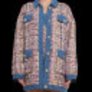 Tweed & Denim Combo Jacket sold by Lord & Taylor