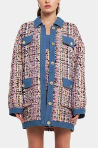 Tweed & Denim Combo Jacket sold by Lord & Taylor