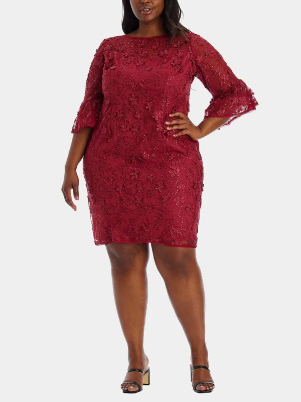 Sequin Embroidery Sheath Dress sold by Lord & Taylor
