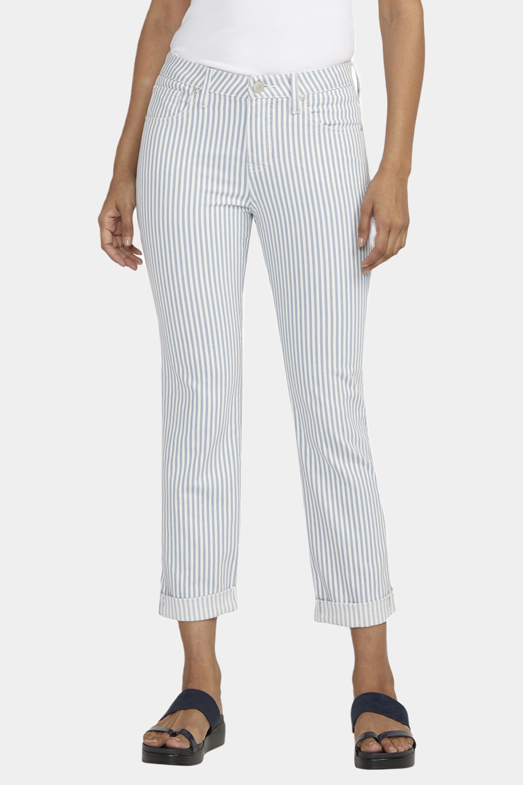 Jag Jeans Carter Mid Rise Slim Leg Jeans sold by Lord & Taylor