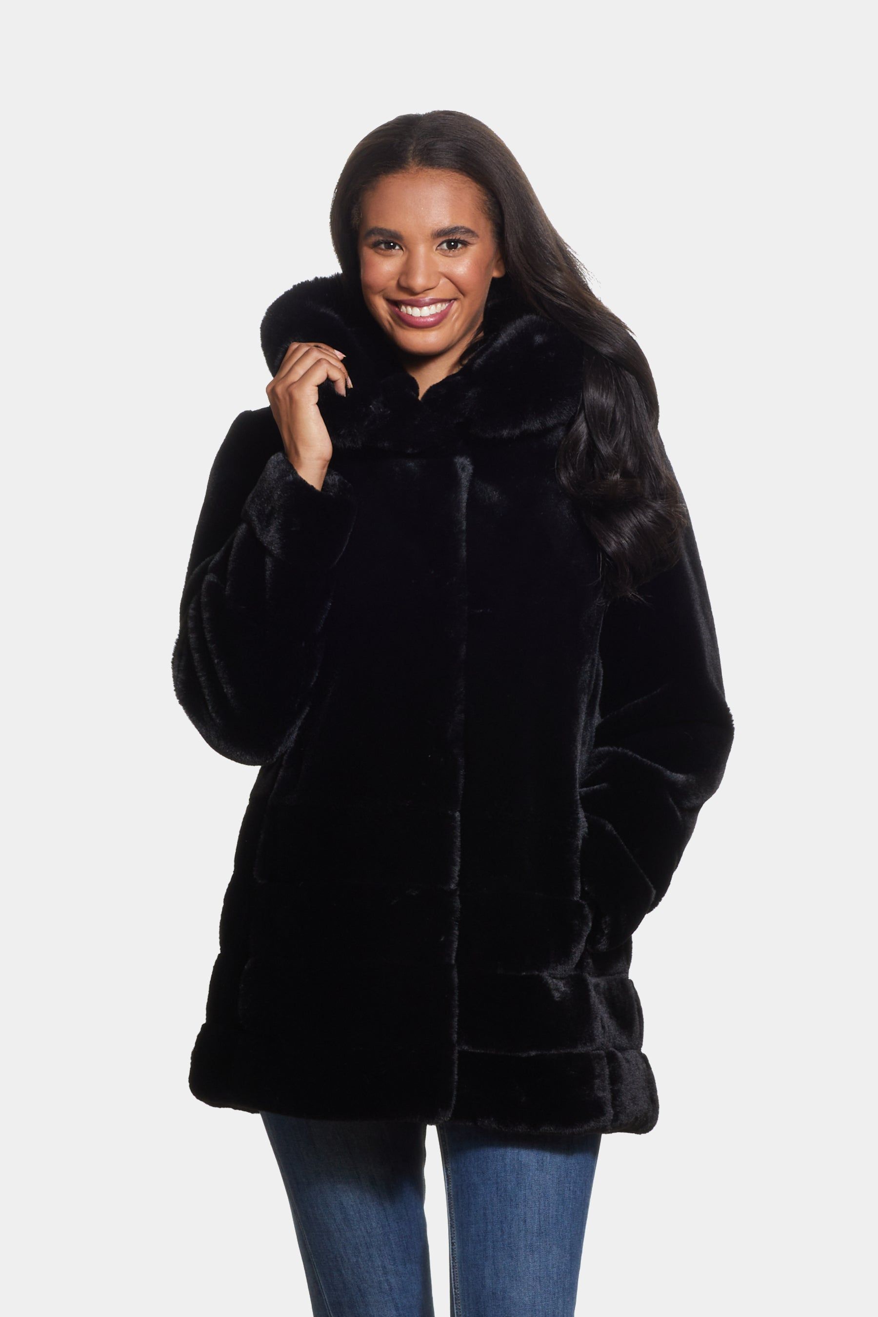 Faux Fur Teddy Coat sold by Lord & Taylor product image thumbnail 3
