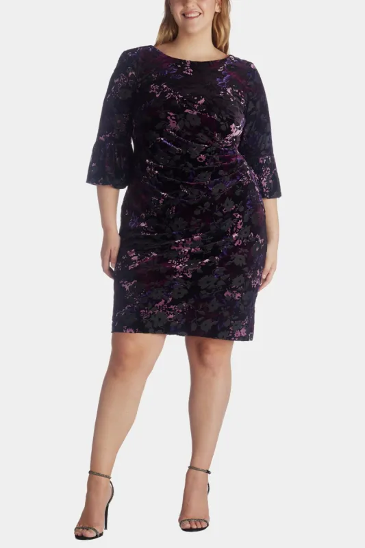 Printed Velvet Burnout Sheath Dress sold by Lord & Taylor