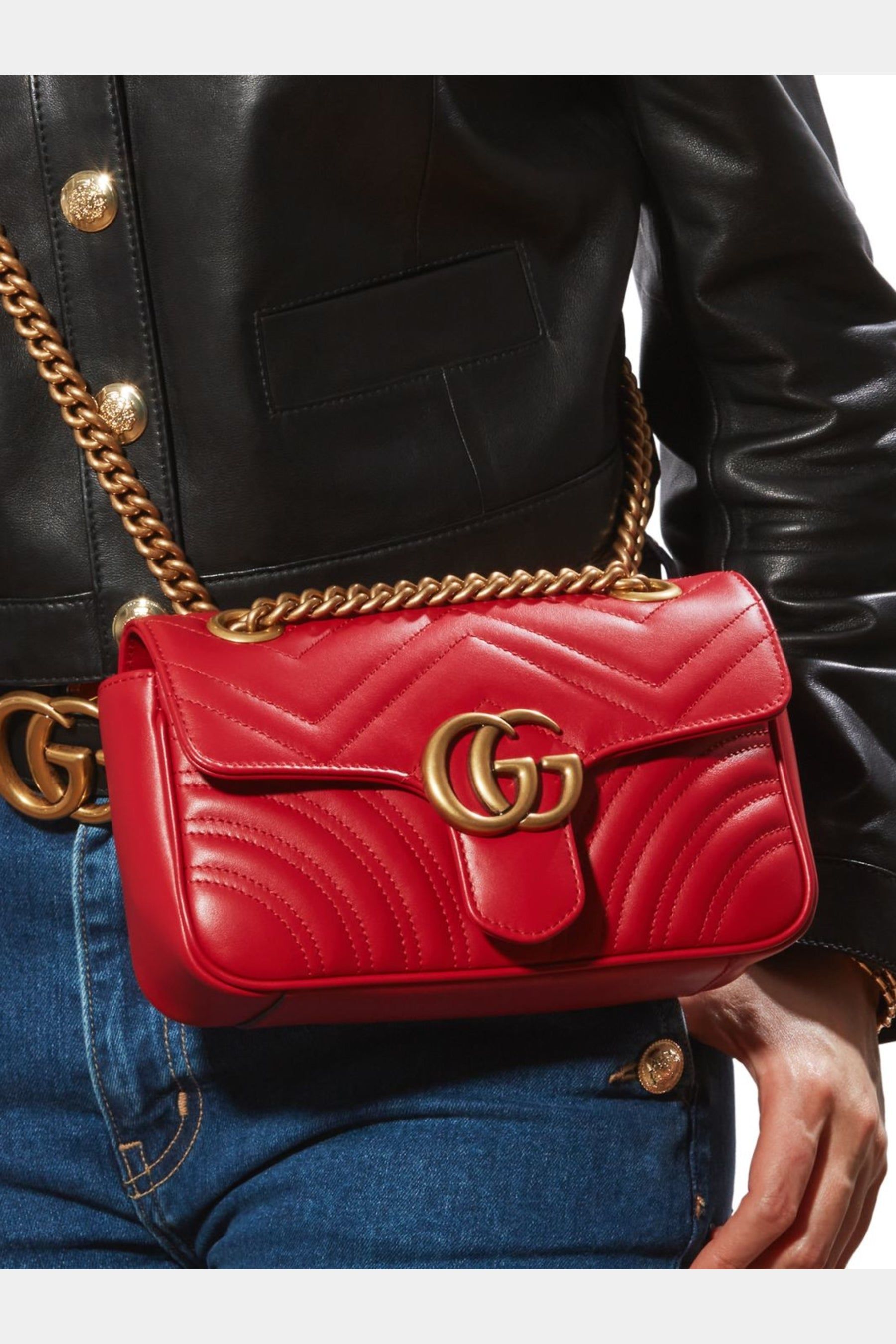 GG Marmont Mini Matelasse Shoulder Bag sold by Lord & Taylor