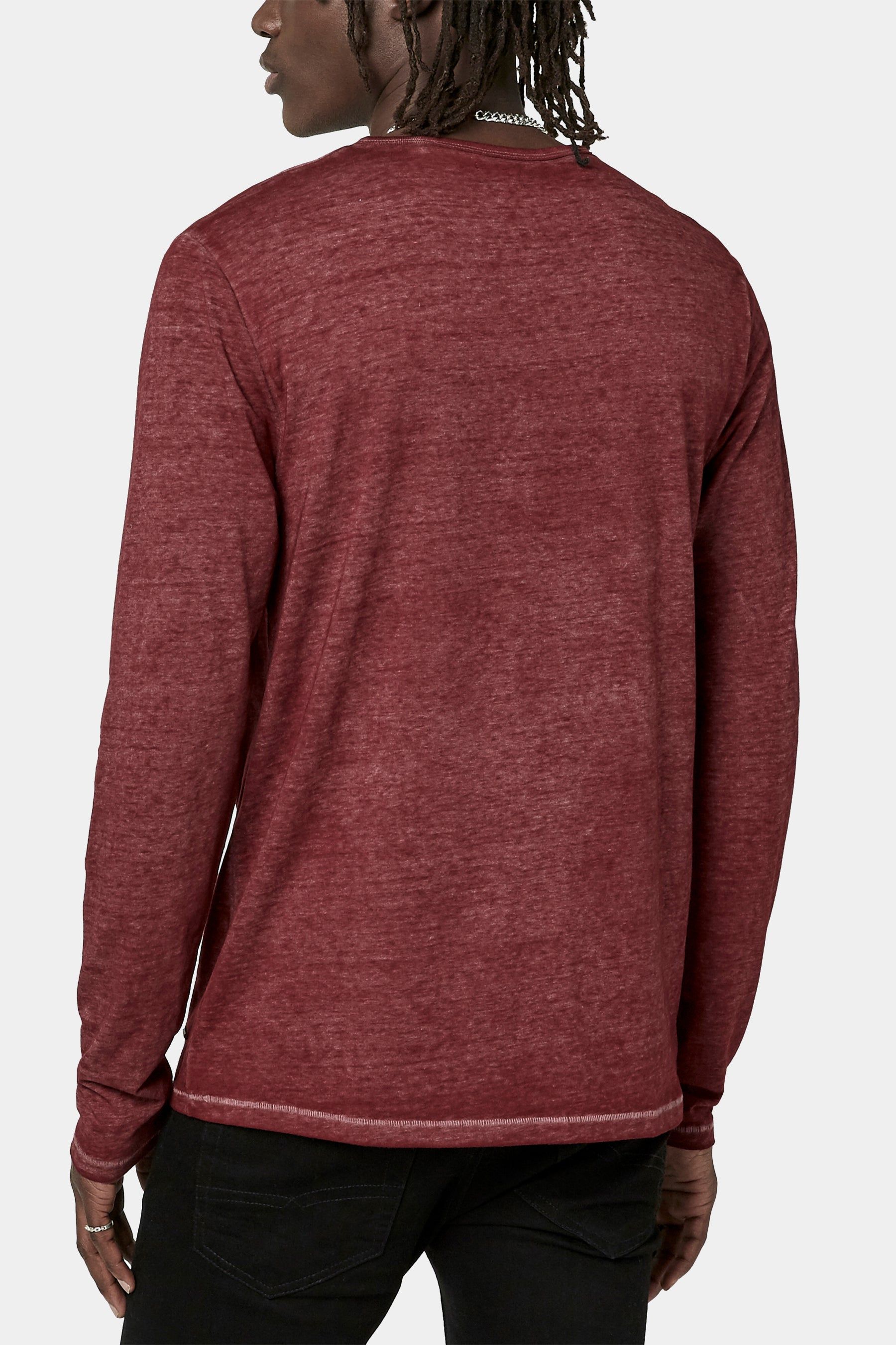Kaduk Burnout Henley Shirt sold by Lord & Taylor product image thumbnail 7