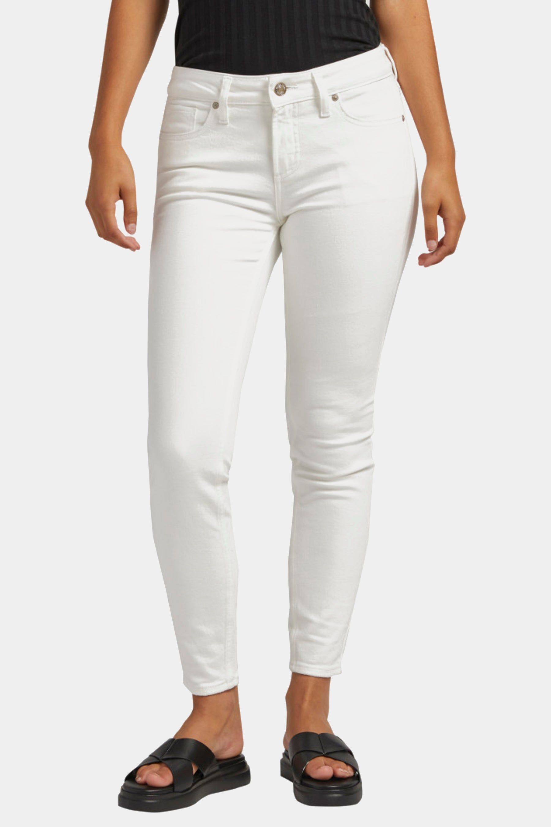 Mid-Rise Skinny Jeans sold by Lord & Taylor