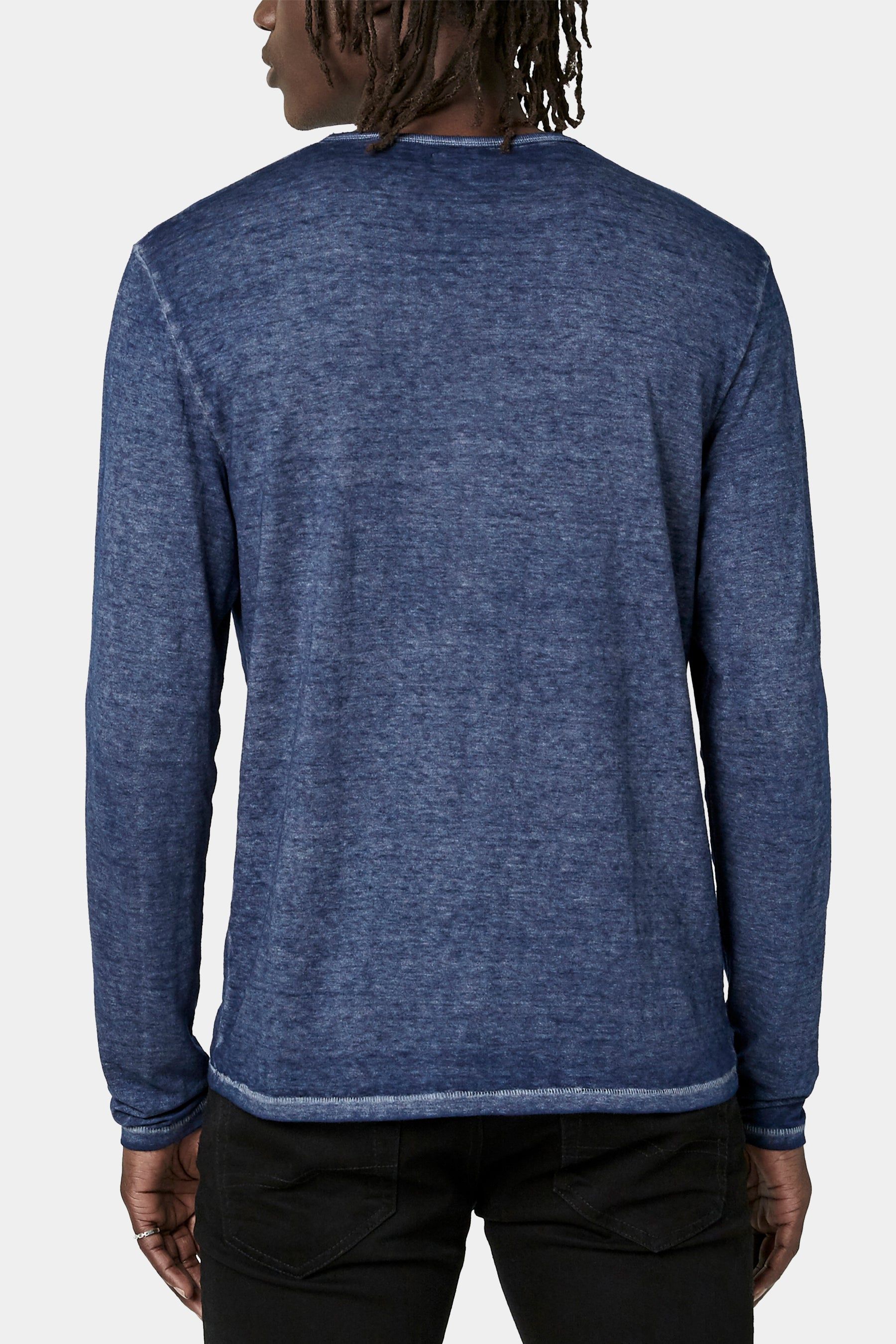 Kaduk Burnout Henley Shirt sold by Lord & Taylor product image thumbnail 11