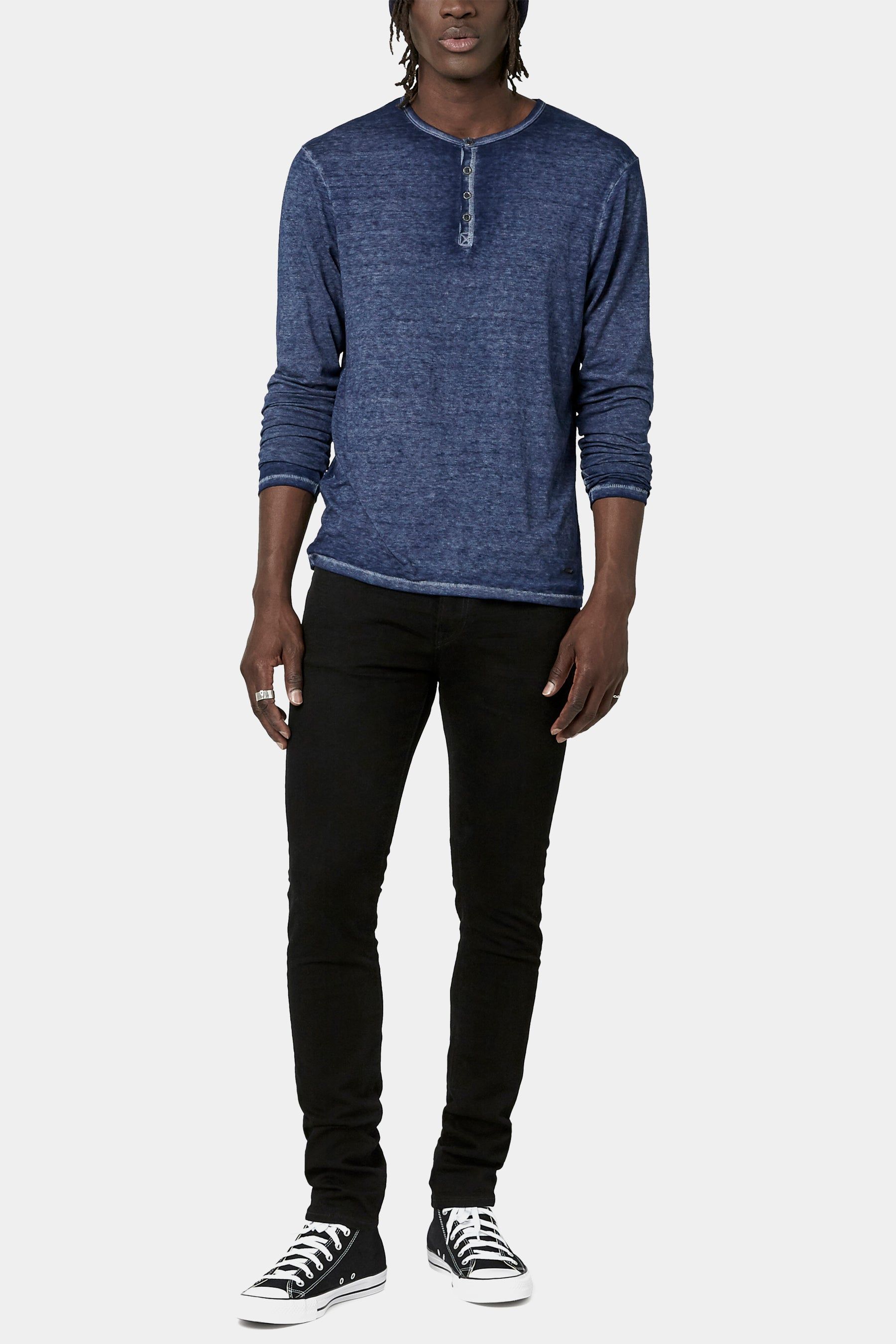 Kaduk Burnout Henley Shirt sold by Lord & Taylor product image thumbnail 8
