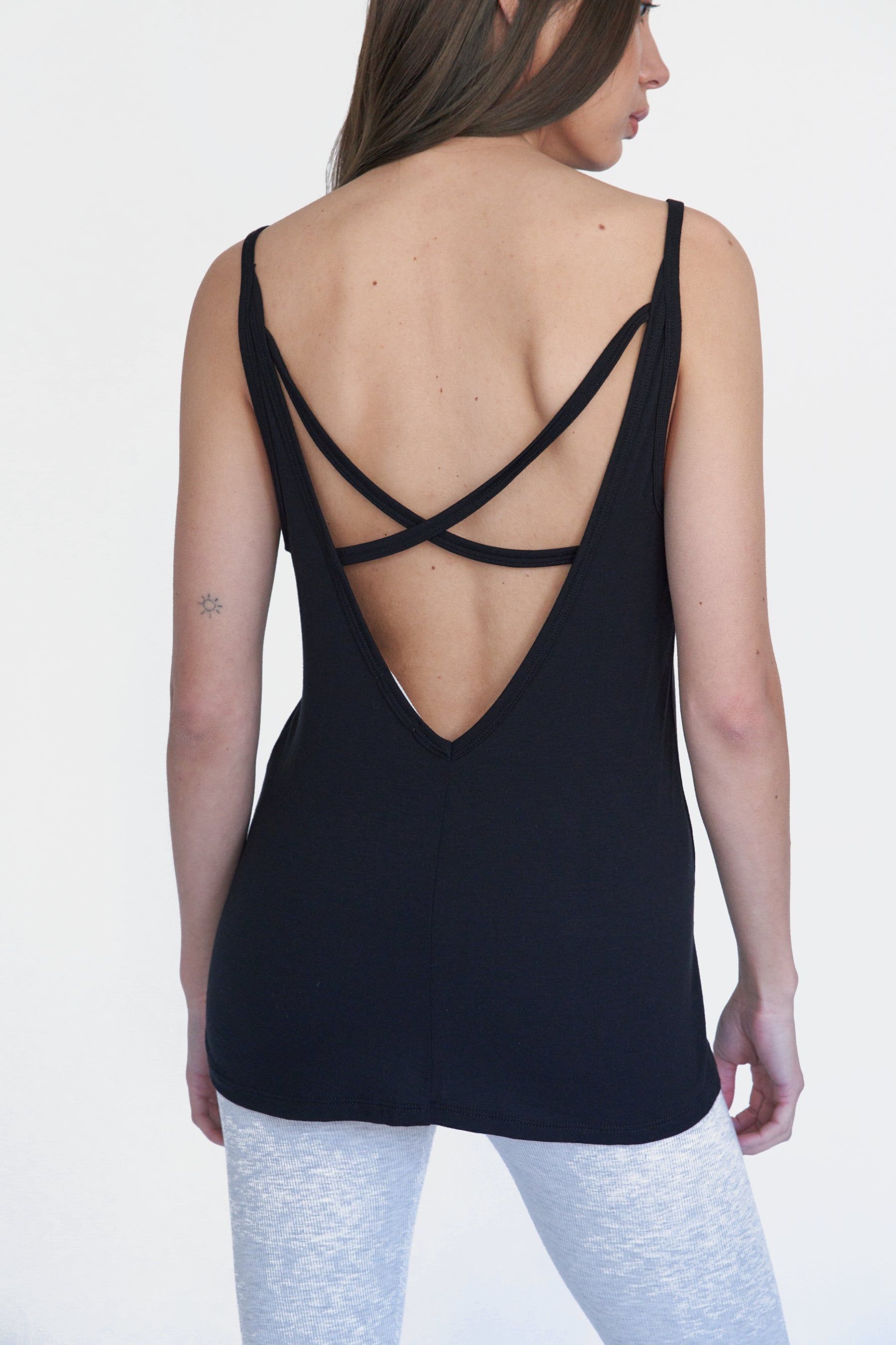 Cross-fit Open-back Tank sold by Lord & Taylor product image thumbnail 2