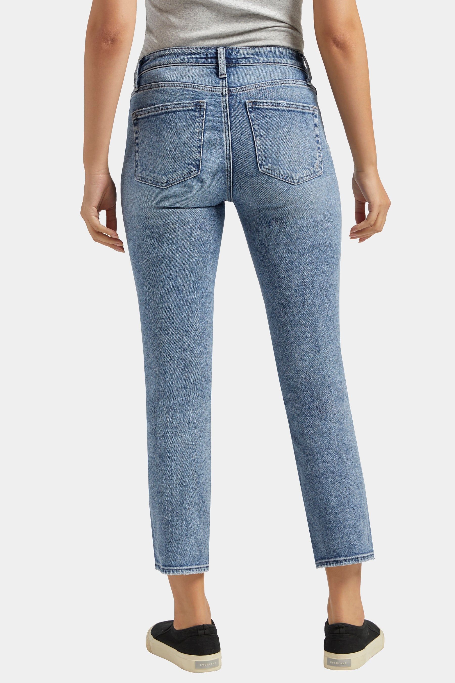 Mid-Rise Straight Ankle Length Jeans sold by Lord & Taylor product image thumbnail 3