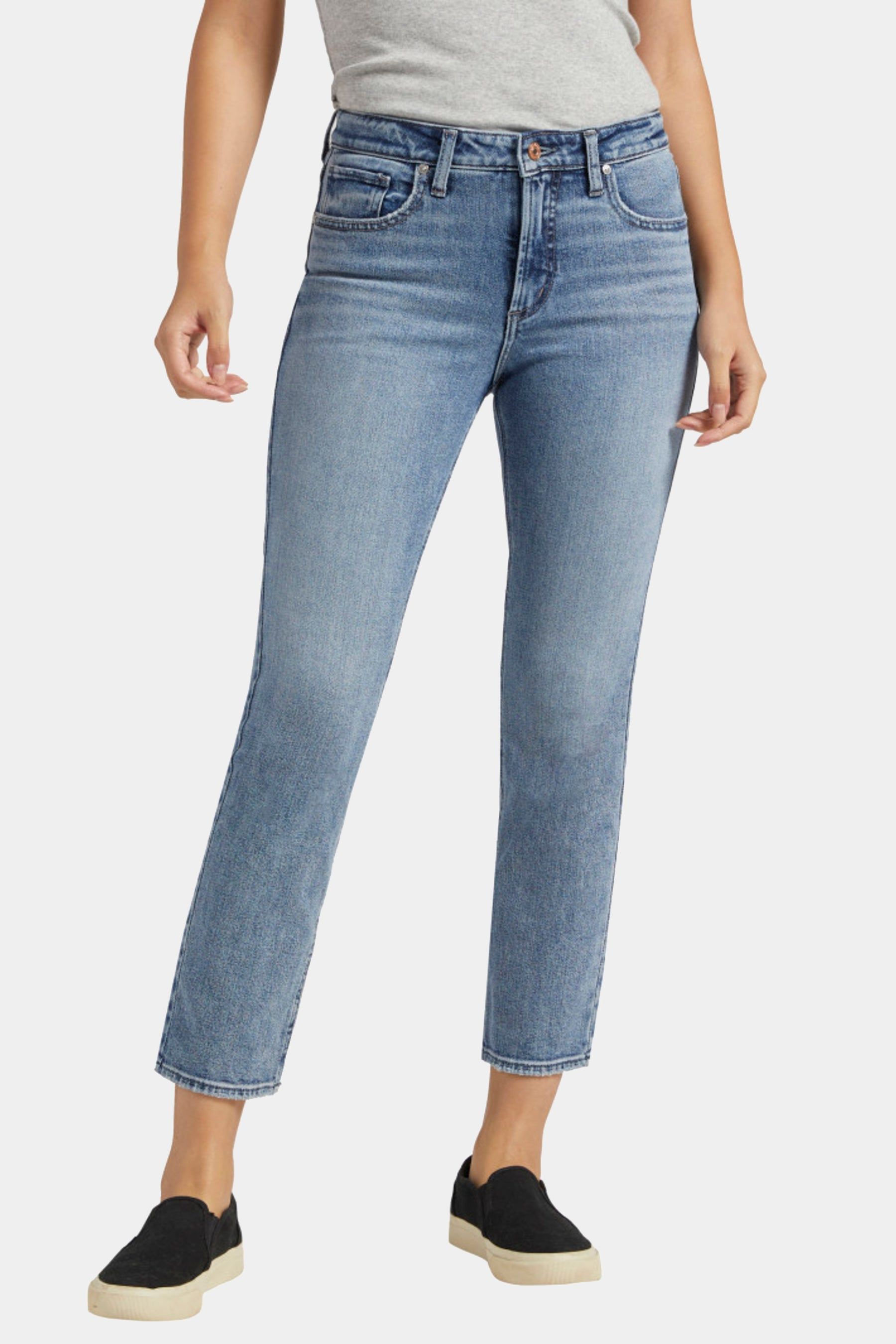 Mid-Rise Straight Ankle Length Jeans sold by Lord & Taylor