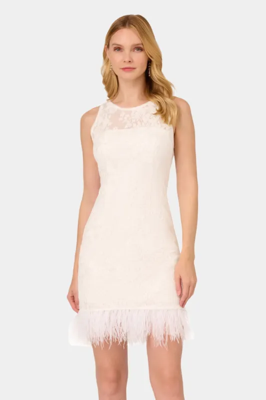 Floral Lace Short Dress sold by Lord & Taylor