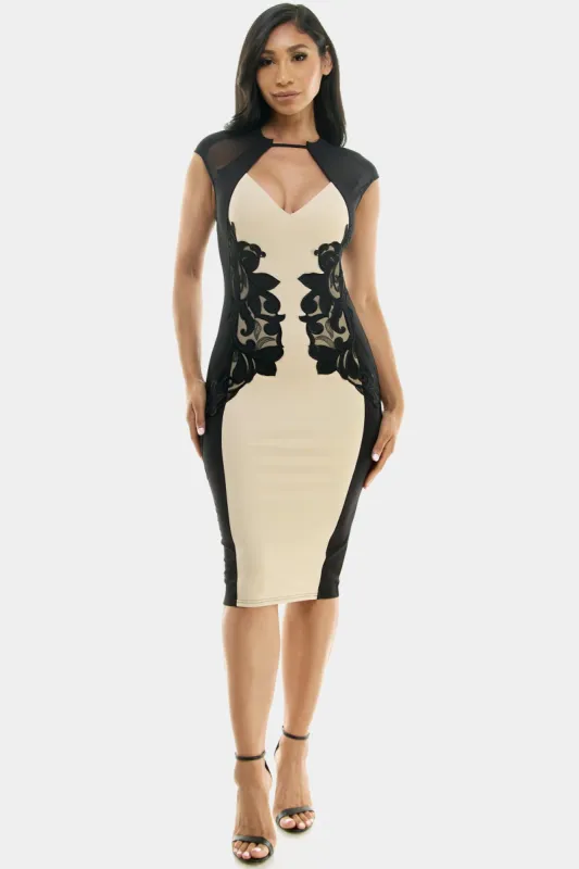 Applique Pencil Dress sold by Lord & Taylor