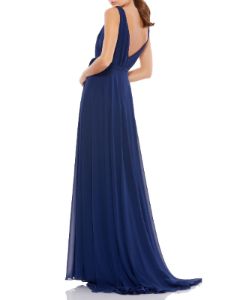 Sleeveless V-Neck Chiffon Gown sold by Lord & Taylor