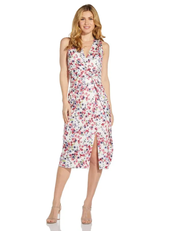 Floral Knit Draped Dress sold by Lord & Taylor