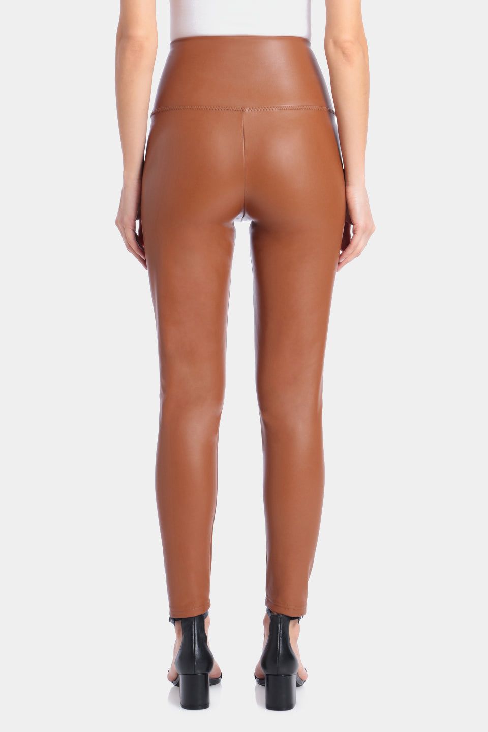 Faux Leather Liquid Leggings sold by Lord & Taylor product image thumbnail 4