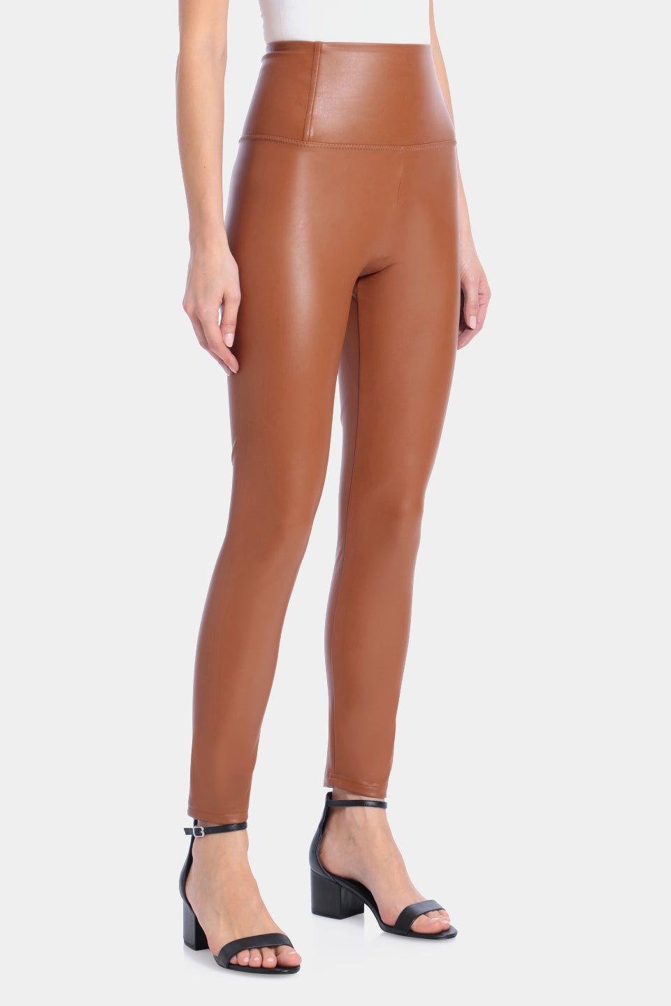 Faux Leather Liquid Leggings sold by Lord & Taylor product image thumbnail 2