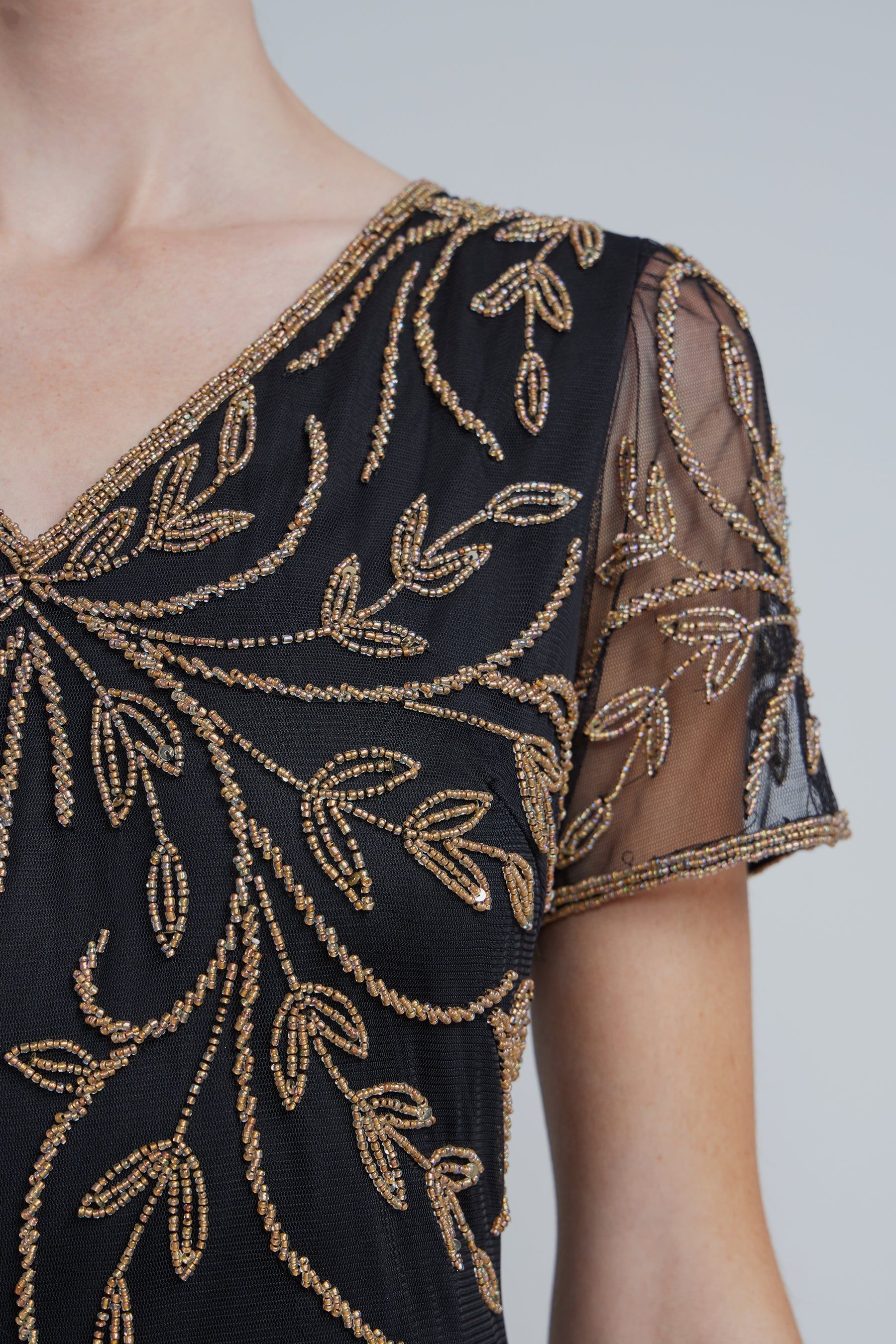 Long Beaded Dress sold by Lord & Taylor product image thumbnail 4