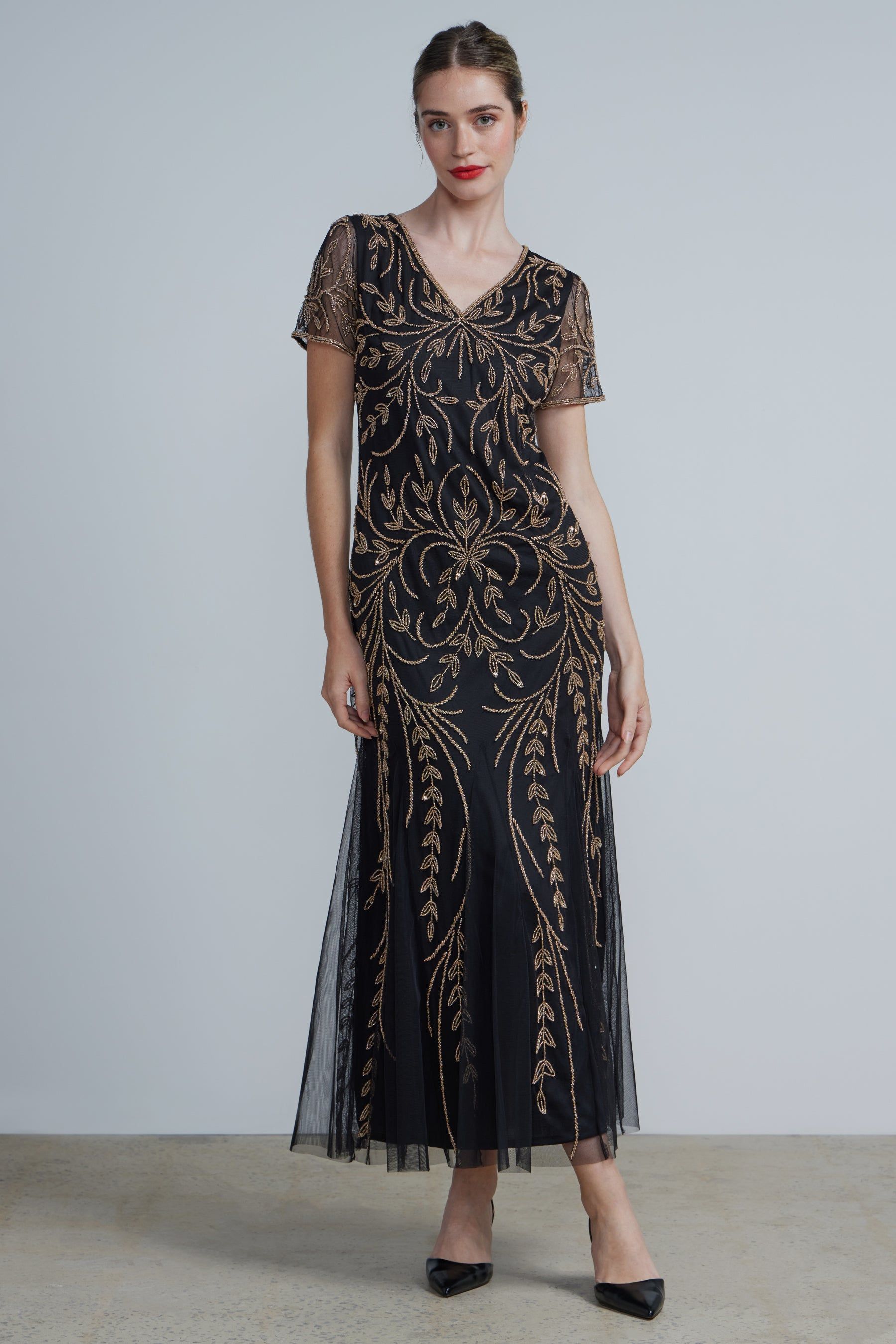 Long Beaded Dress sold by Lord & Taylor