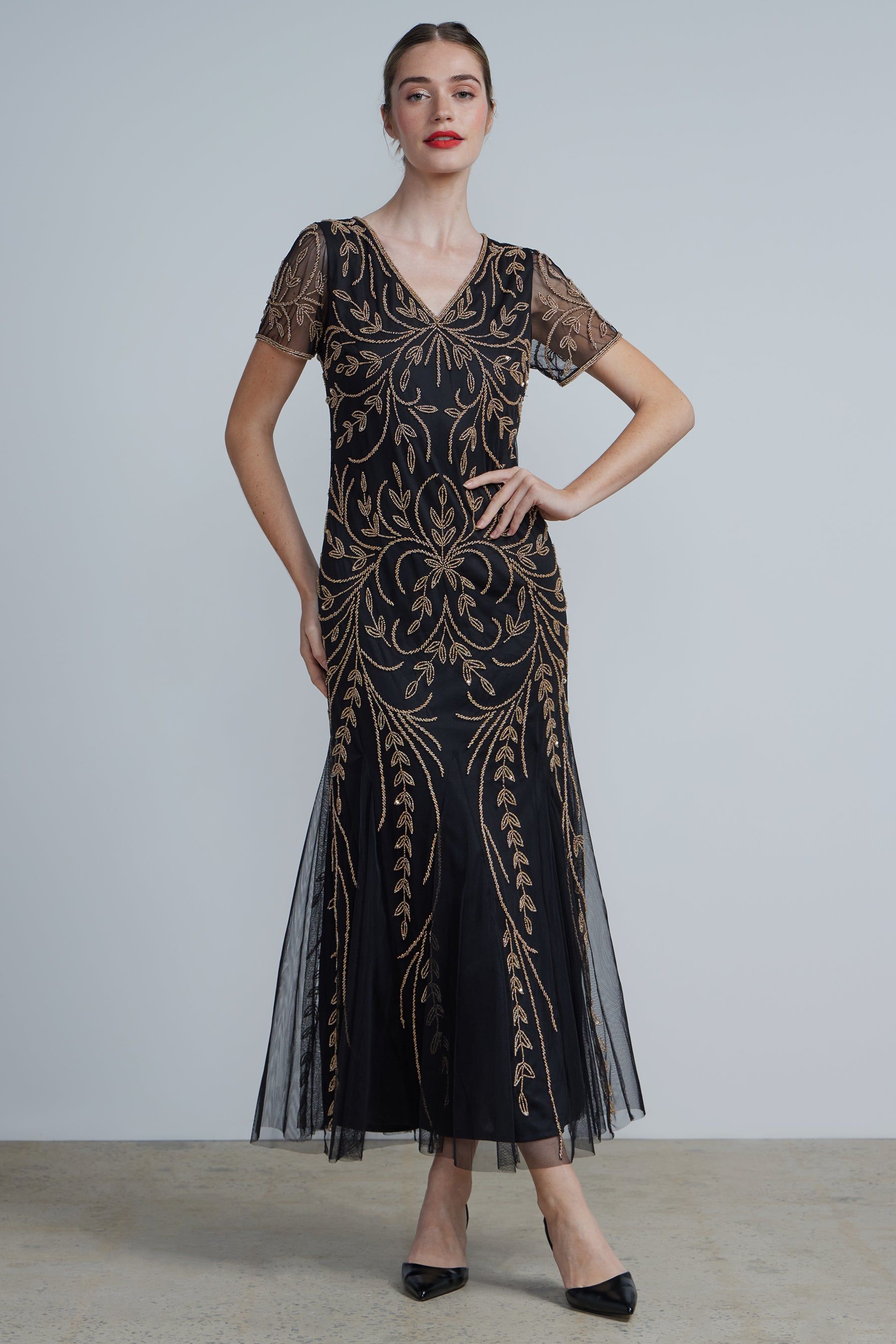 Long Beaded Dress sold by Lord & Taylor product image thumbnail 2