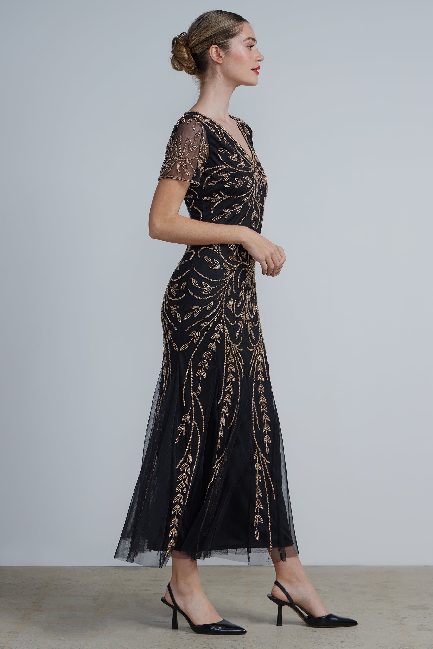 Long Beaded Dress sold by Lord & Taylor product image thumbnail 3