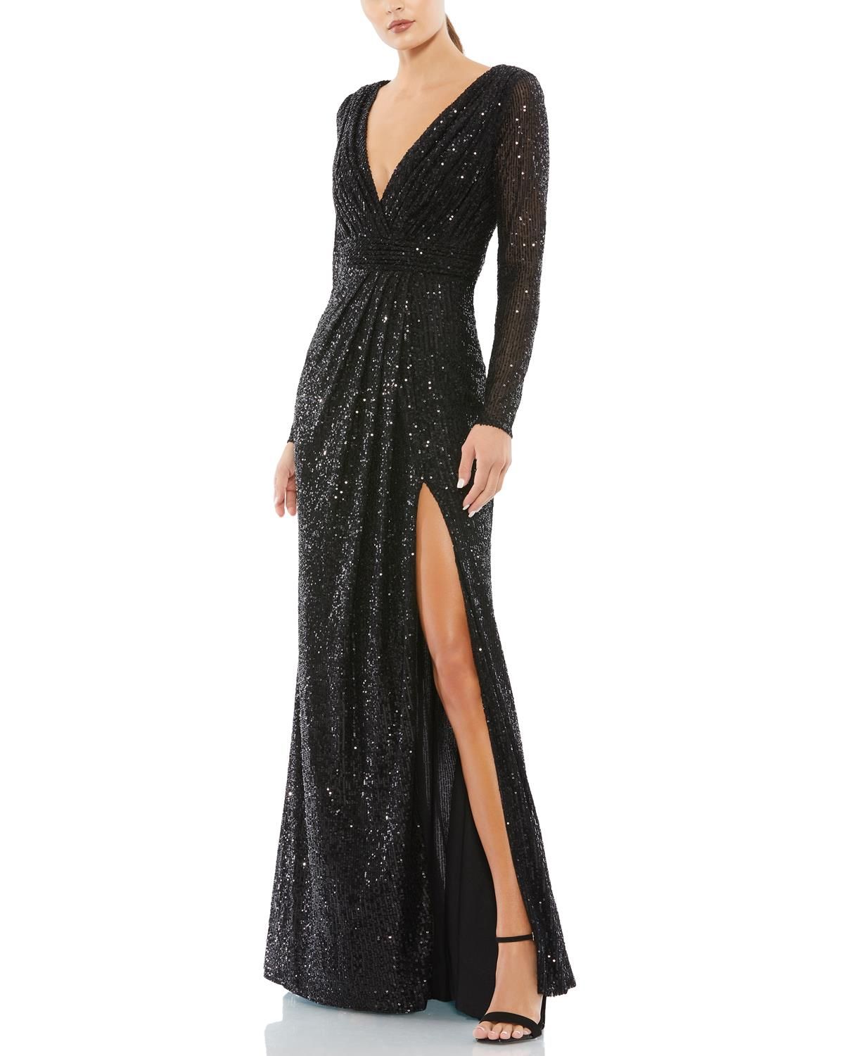 V-Neck Gown sold by Lord & Taylor product image thumbnail 4