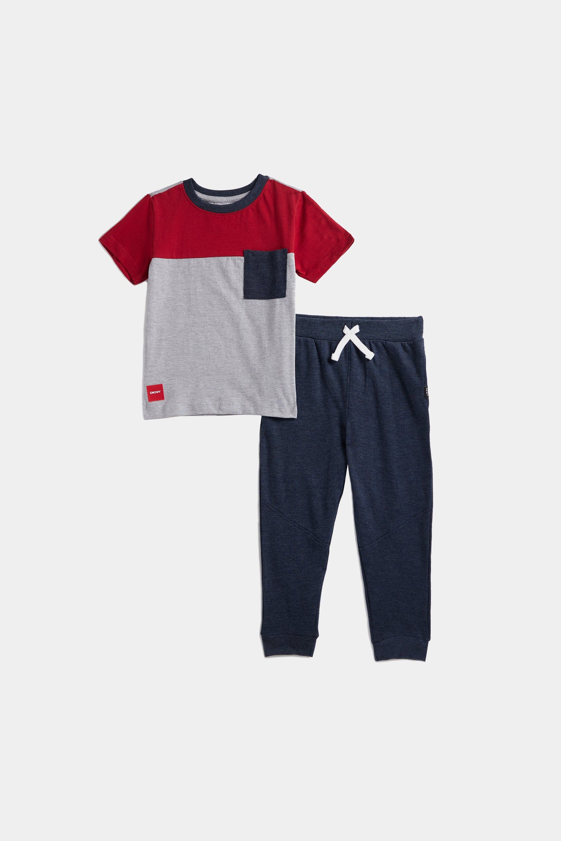 Boys Short Sleeve T-Shirt & Joggers 2-Piece Set sold by Lord & Taylor