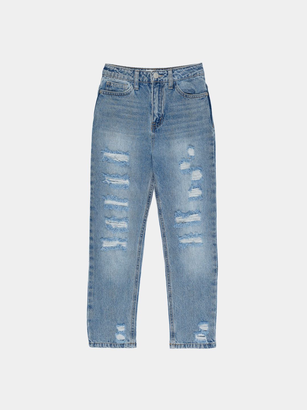 Girls High Rise Straight Leg Jean sold by Lord & Taylor