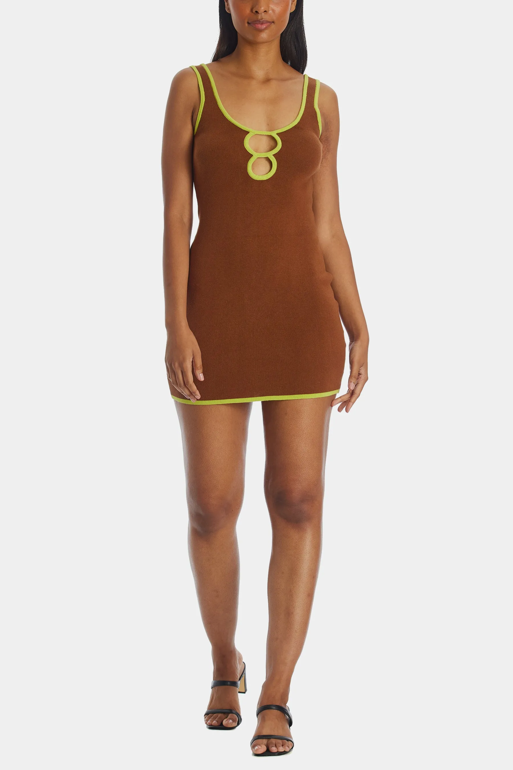 Contrast Binding Knit Dress sold by Lord & Taylor