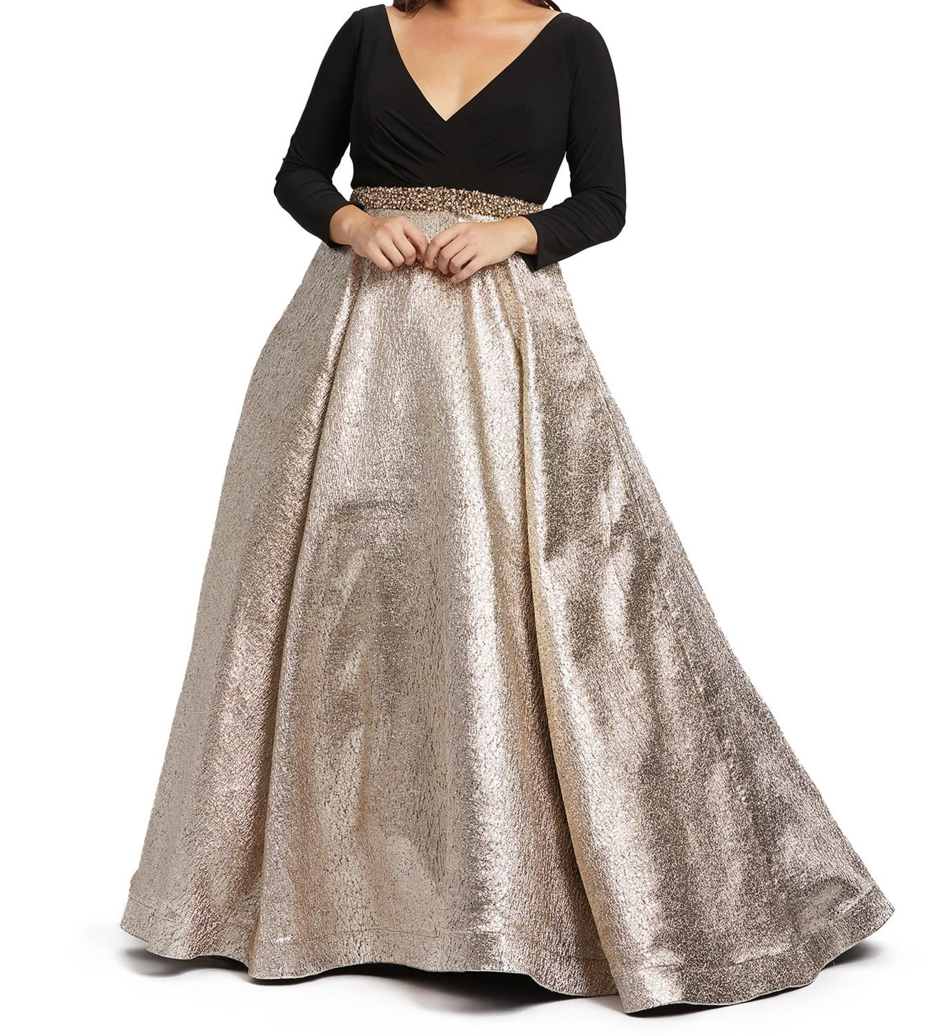 Long Sleeve Ball Gown sold by Lord & Taylor product image thumbnail 4