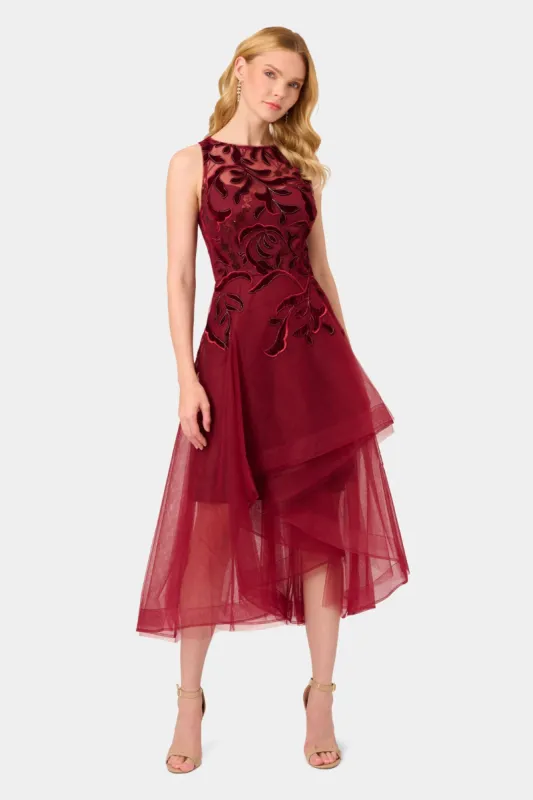 Halter Velvet Tulle Dress sold by Lord & Taylor