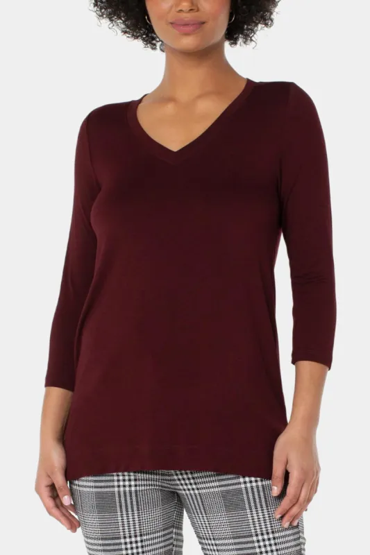 V-Neck Modal Knit Top sold by Lord & Taylor