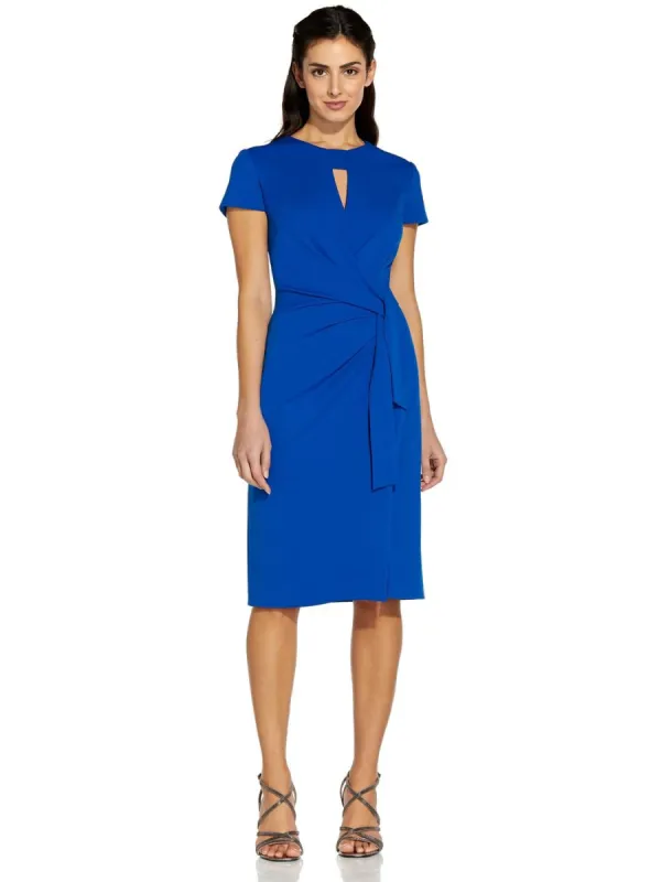 Knit Crepe Draped Sheath Dress sold by Lord & Taylor