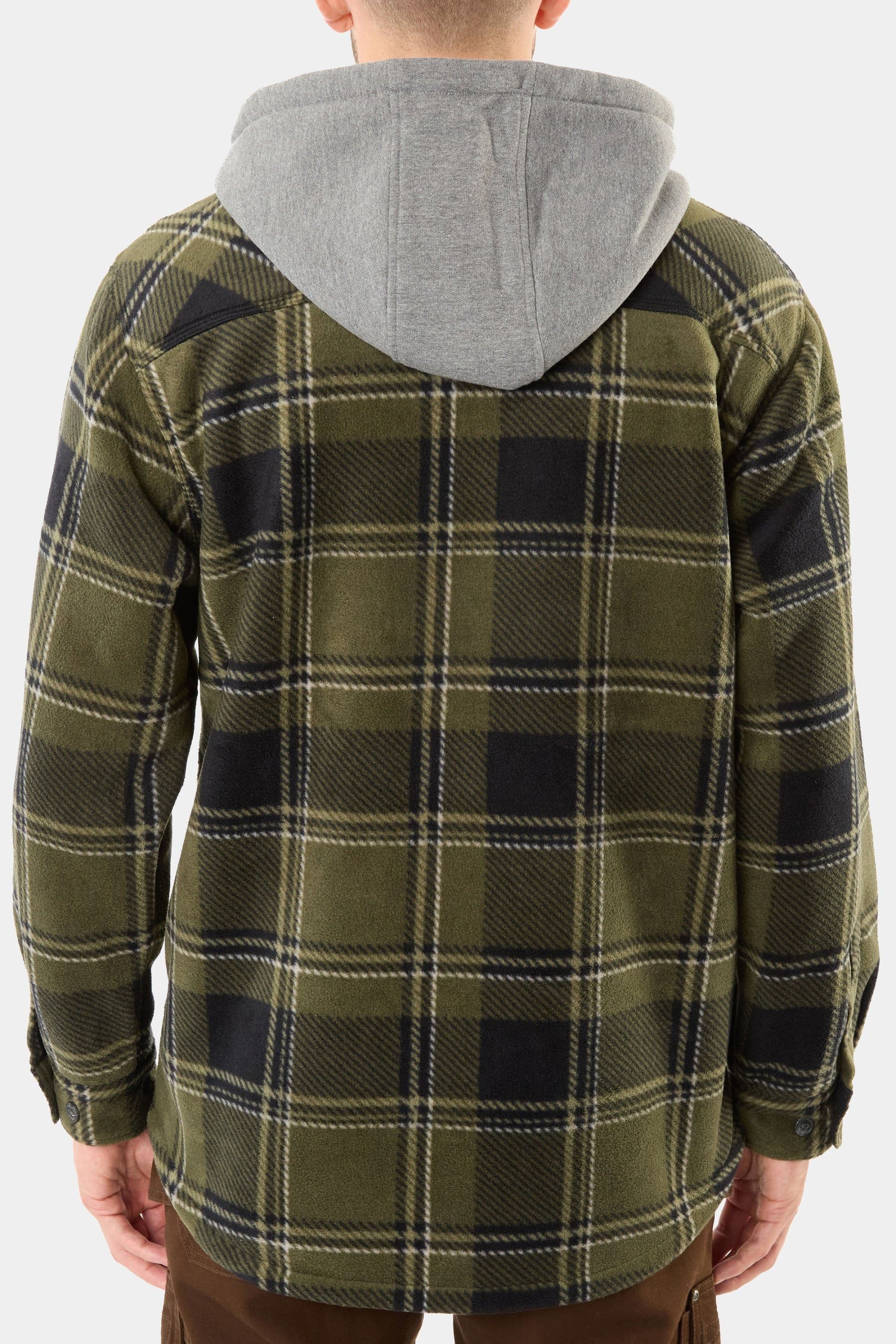 Sherpa-Lined Microfleece Shirt Jacket sold by Lord & Taylor product image thumbnail 2
