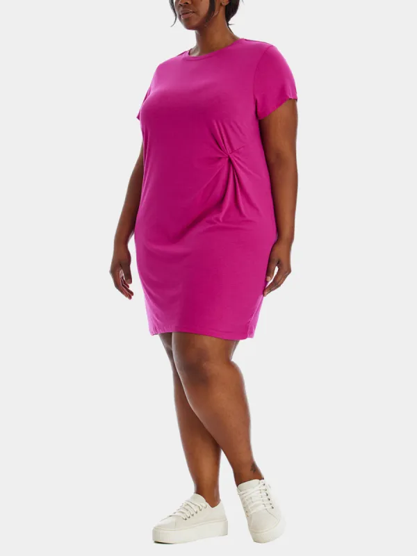 Asymmetric Front Twist T-Shirt Dress sold by Lord & Taylor